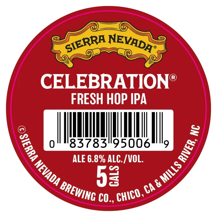 Celebration Fresh Hop IPA — full label as filed with TTB
