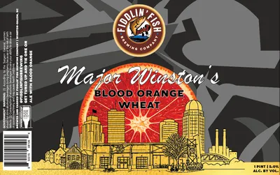 Major Winston's Blood Orange Wheat label
