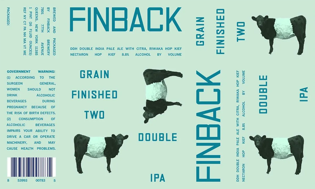 Grain Finished Two — full label as filed with TTB