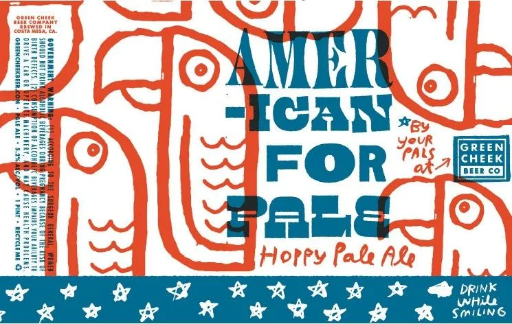 American For Pale — full label as filed with TTB