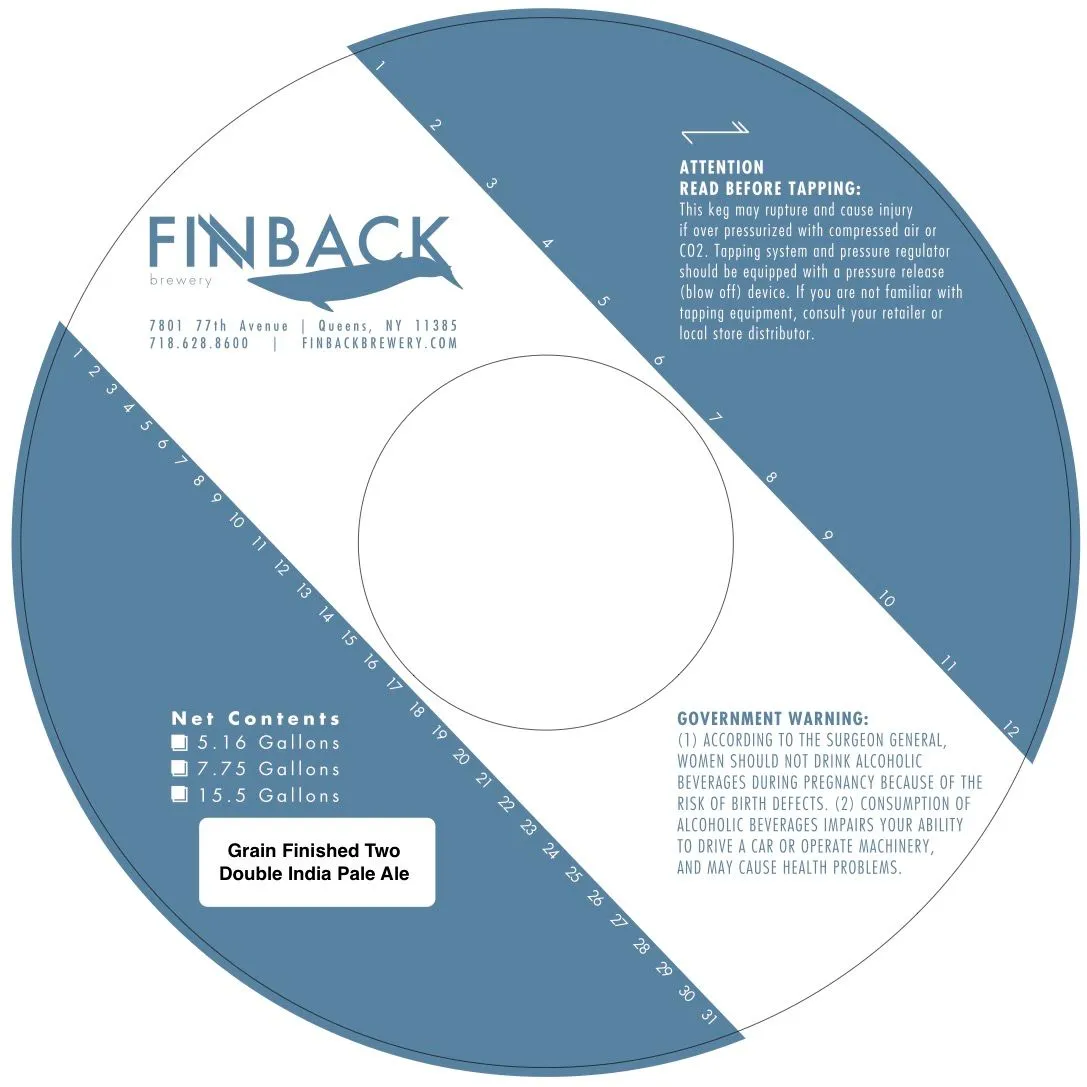 Grain Finished Two — full label as filed with TTB