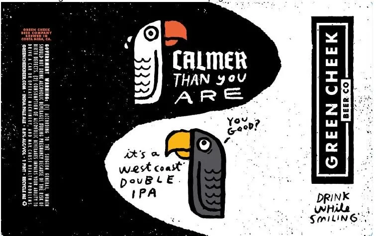 Calmer Than You Are — full label as filed with TTB