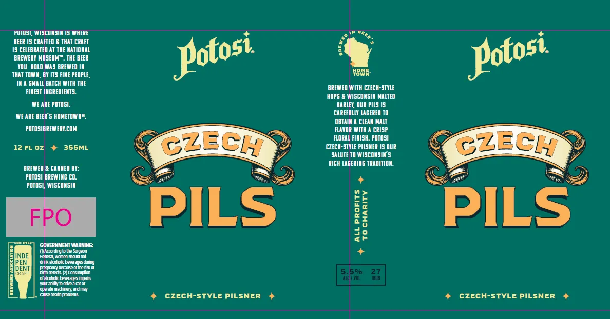 Czech Pils — full label as filed with TTB