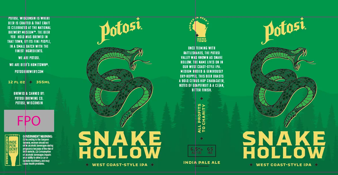 Snake Hollow — full label as filed with TTB