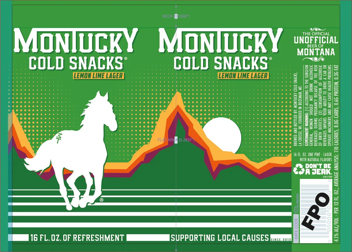 Lemon Lime Lager — full label as filed with TTB