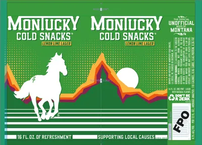Lemon Lime Lager label