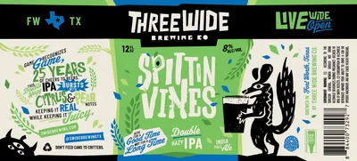Spittin Vines label