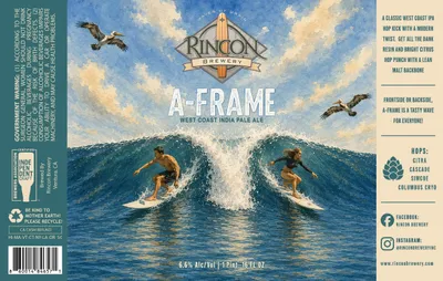 A-Frame label