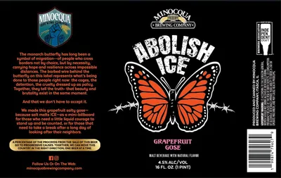 Abolish Ice label