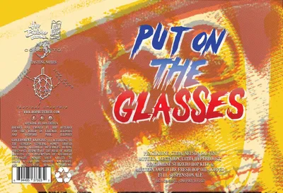 Put on the Glasses label