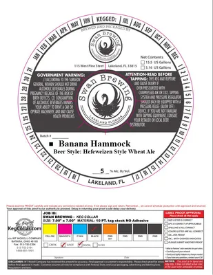 Banana Hammock label