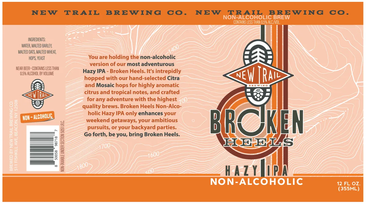 Broken Heels — full label as filed with TTB
