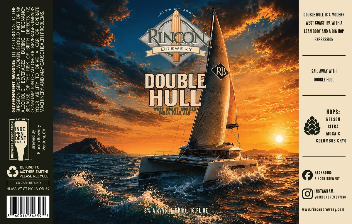 Double Hull — full label as filed with TTB