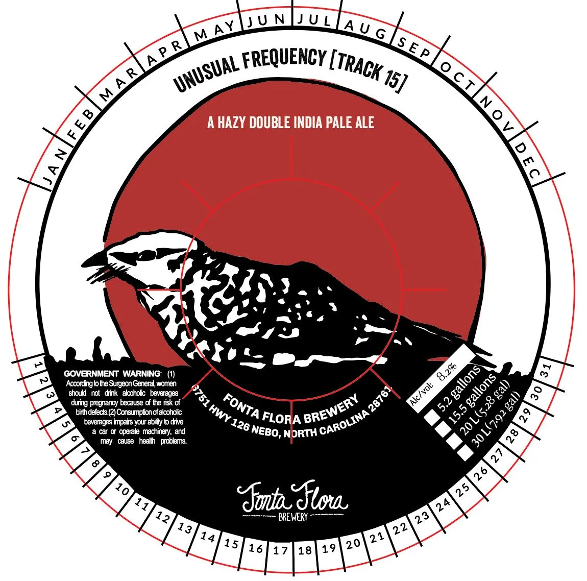 Unusual Frequency [Track 15] — full label as filed with TTB