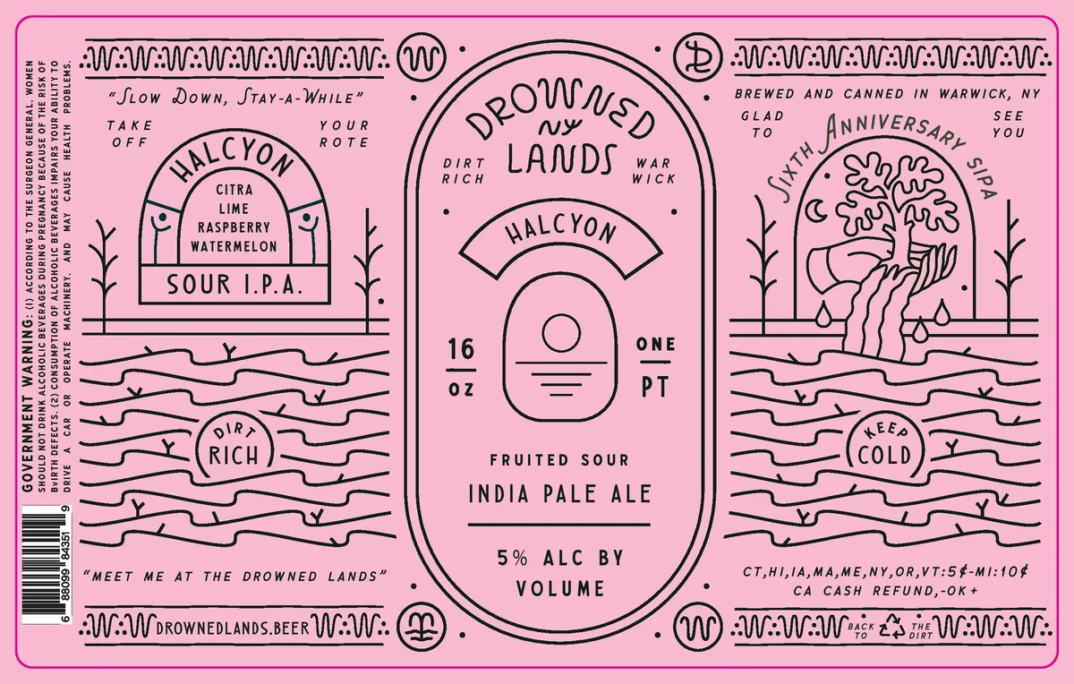 Halcyon — full label as filed with TTB
