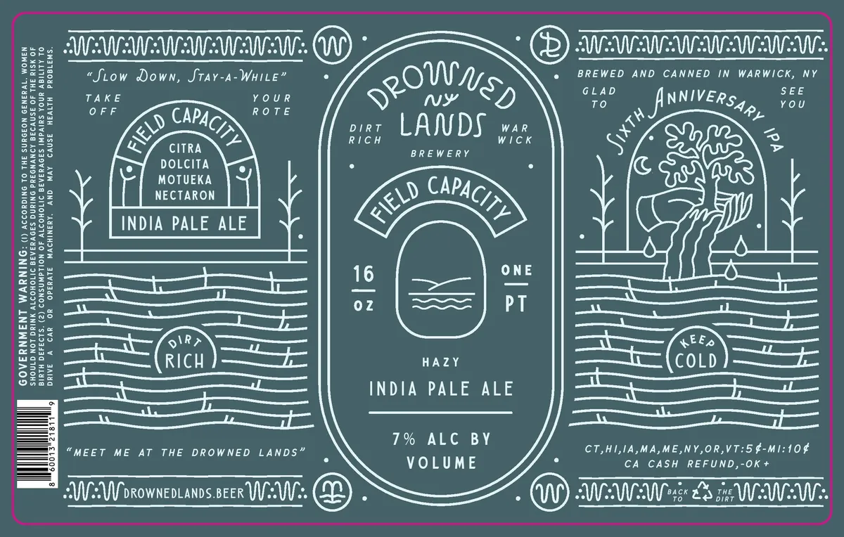Field Capacity — full label as filed with TTB
