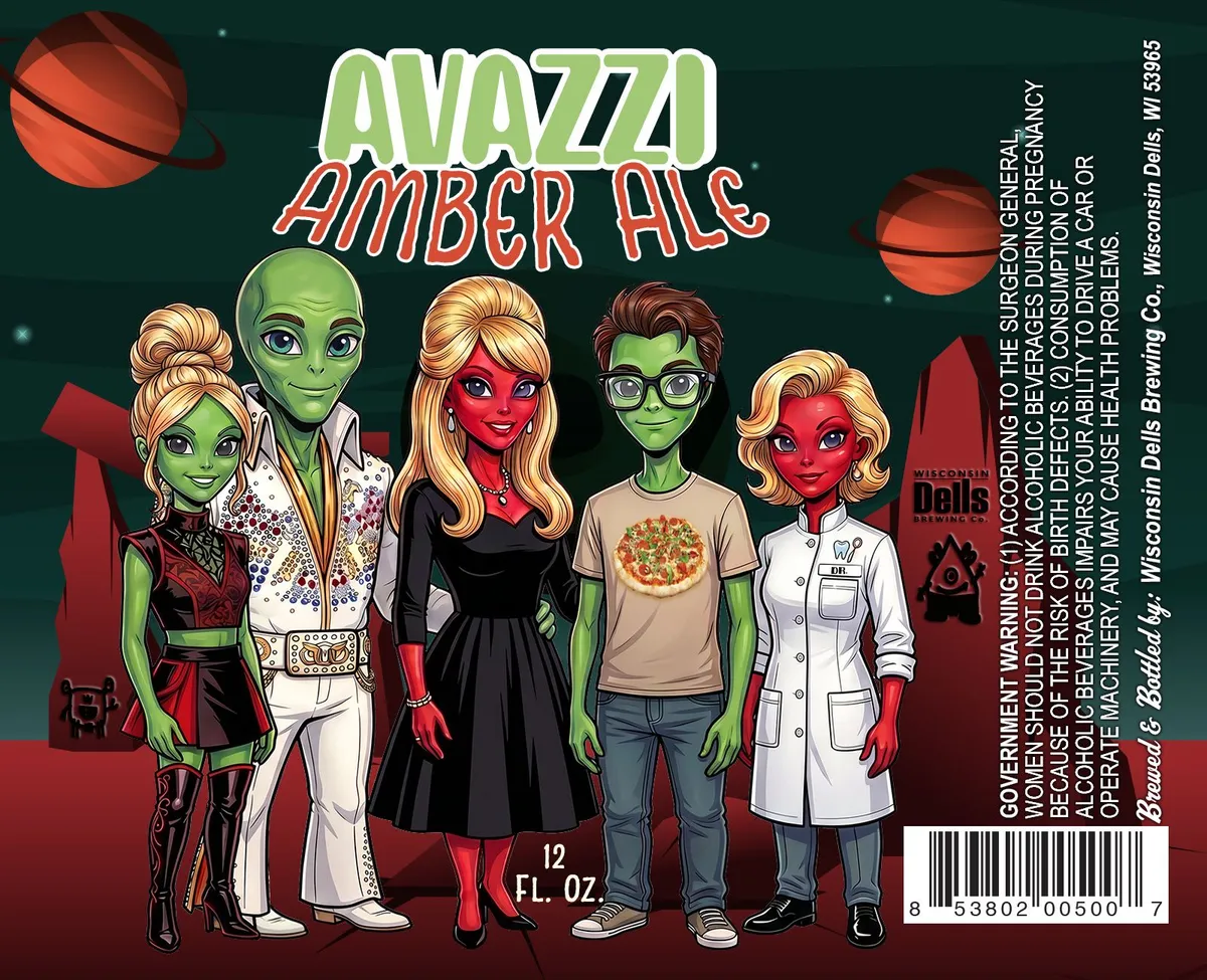 Avazzi Amber Ale label