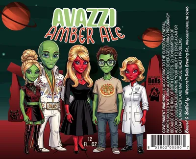 Avazzi Amber Ale label