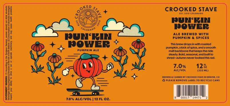 Pun'kin Power — full label as filed with TTB