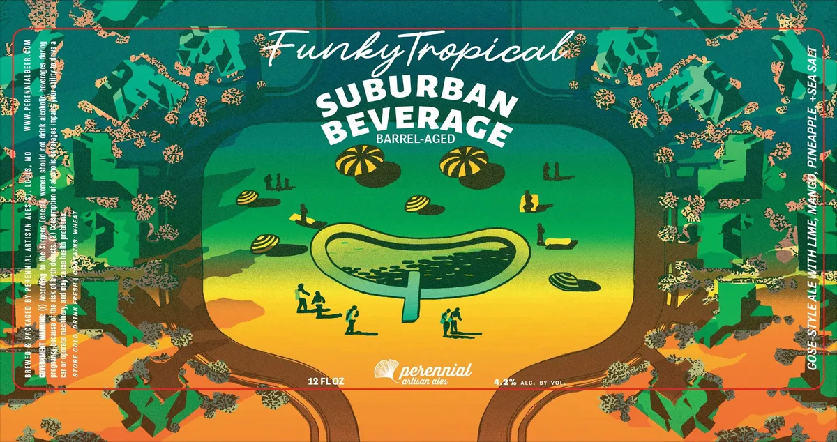 Funky Tropical Suburban Beverage — full label as filed with TTB