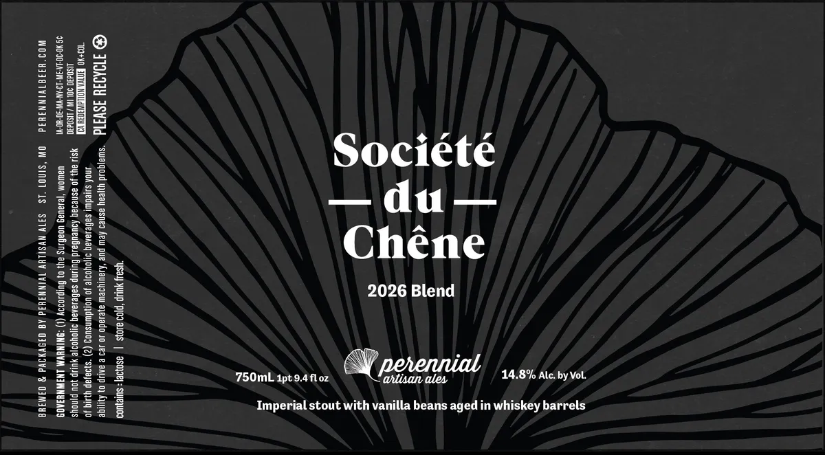 Société du Chêne 2026 Blend — full label as filed with TTB