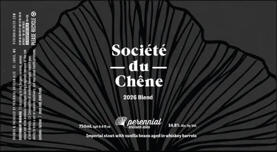 Société du Chêne 2026 Blend label