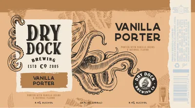Vanilla Porter label