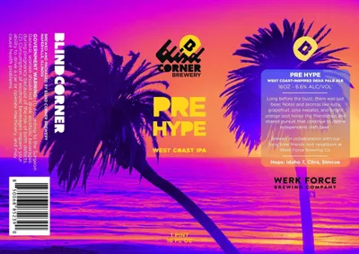 Pre Hype West Coast IPA label