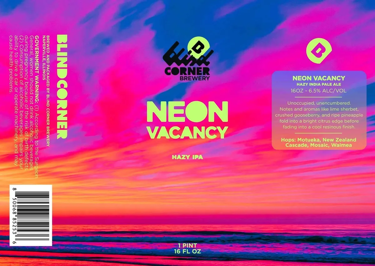 Neon Vacancy — full label as filed with TTB