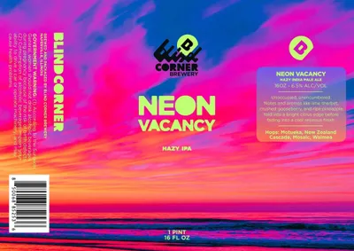 Neon Vacancy label