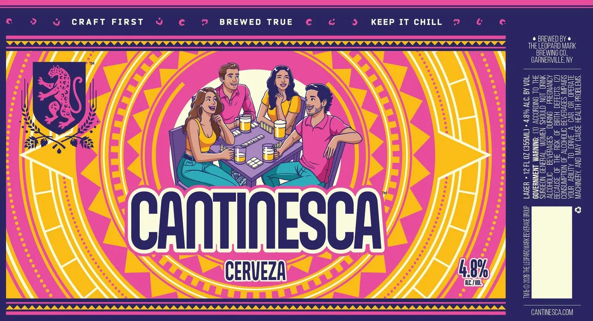 Cantinesca Cerveza — full label as filed with TTB