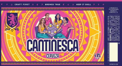Cantinesca Cerveza label