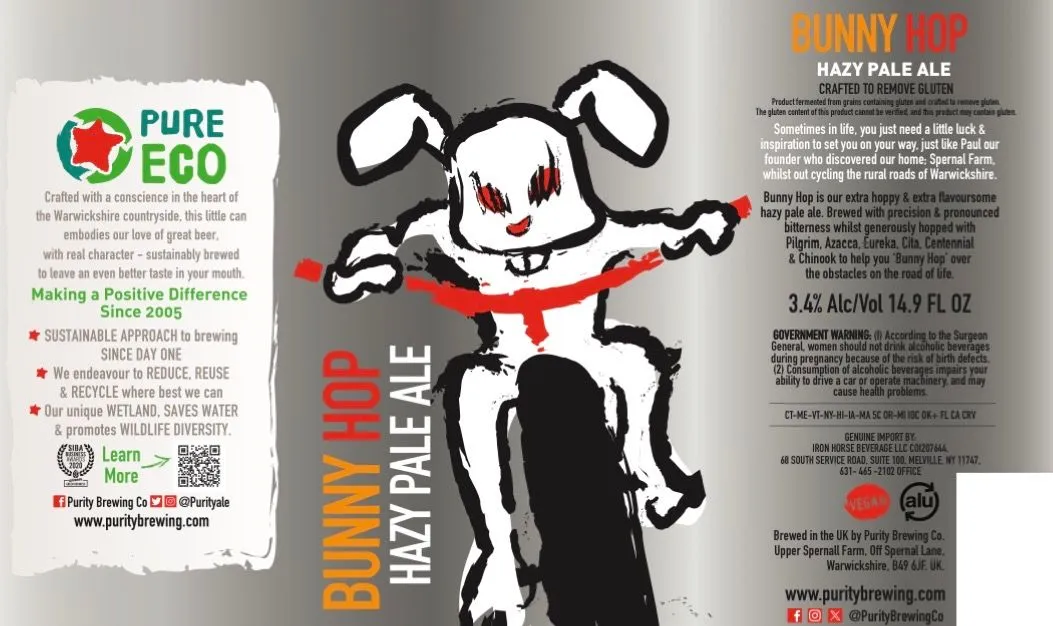 Bunny Hop — full label as filed with TTB