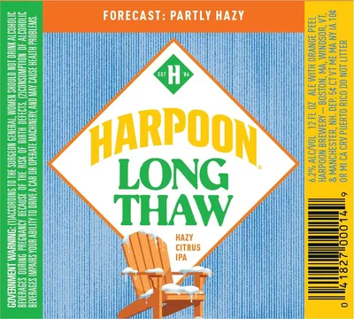 Harpoon Long Thaw label