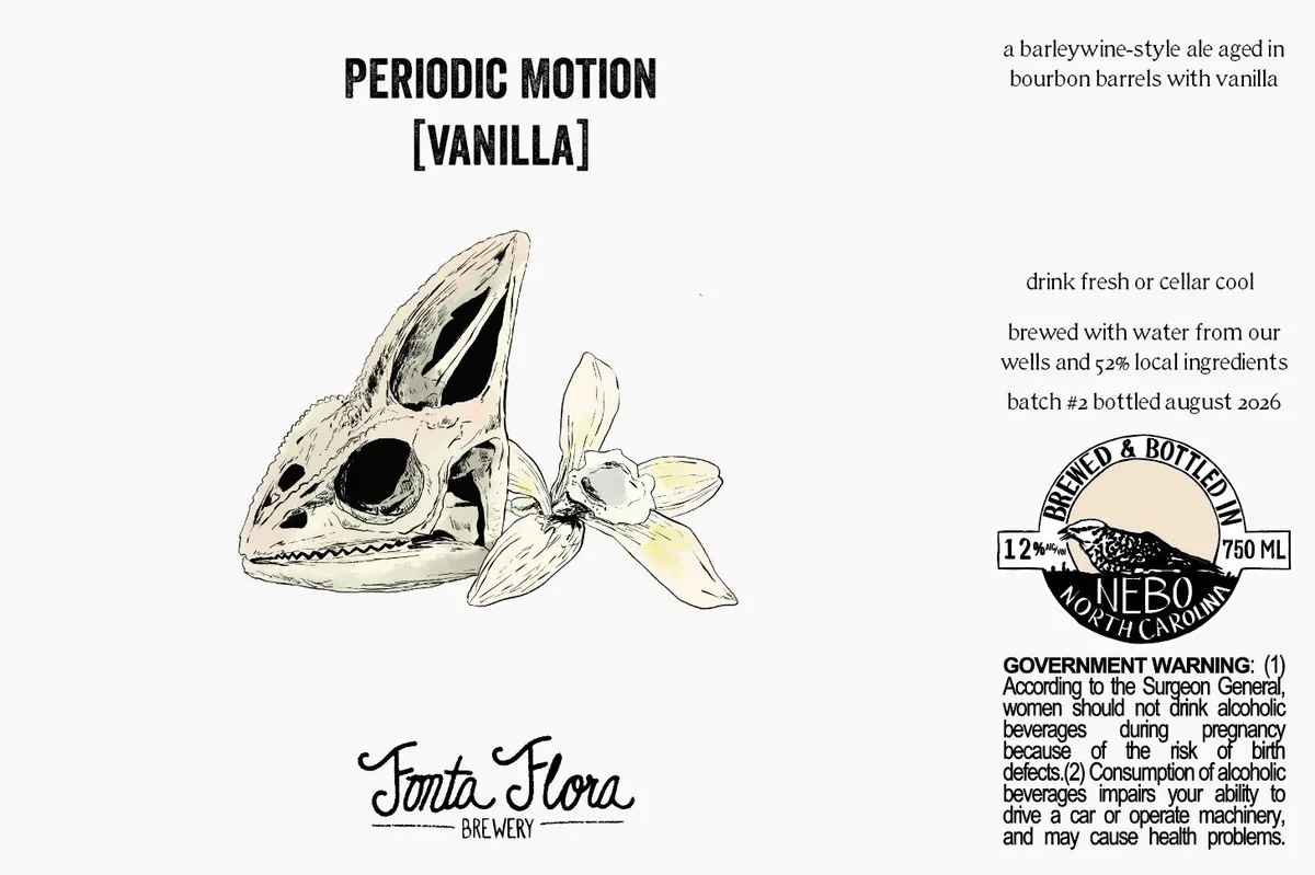 Periodic Motion [Vanilla] — full label as filed with TTB