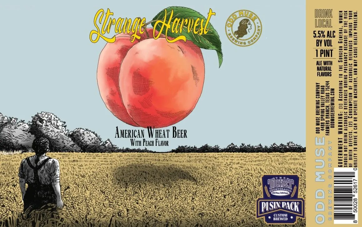 Strange Harvest label