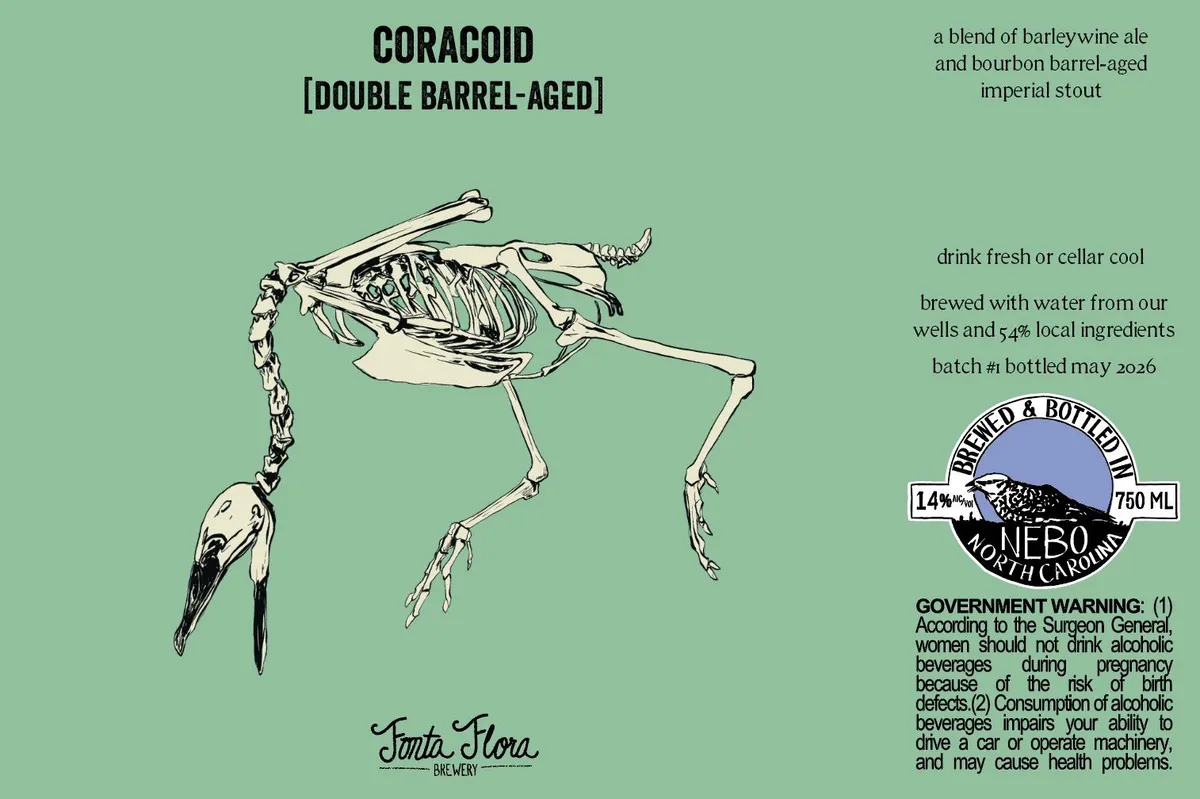 Coracoid [Double Barrel-Aged] — full label as filed with TTB