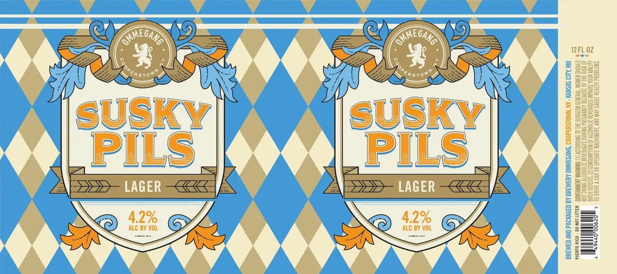 Susky Pils — full label as filed with TTB