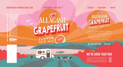 Allagash Grapefruit label
