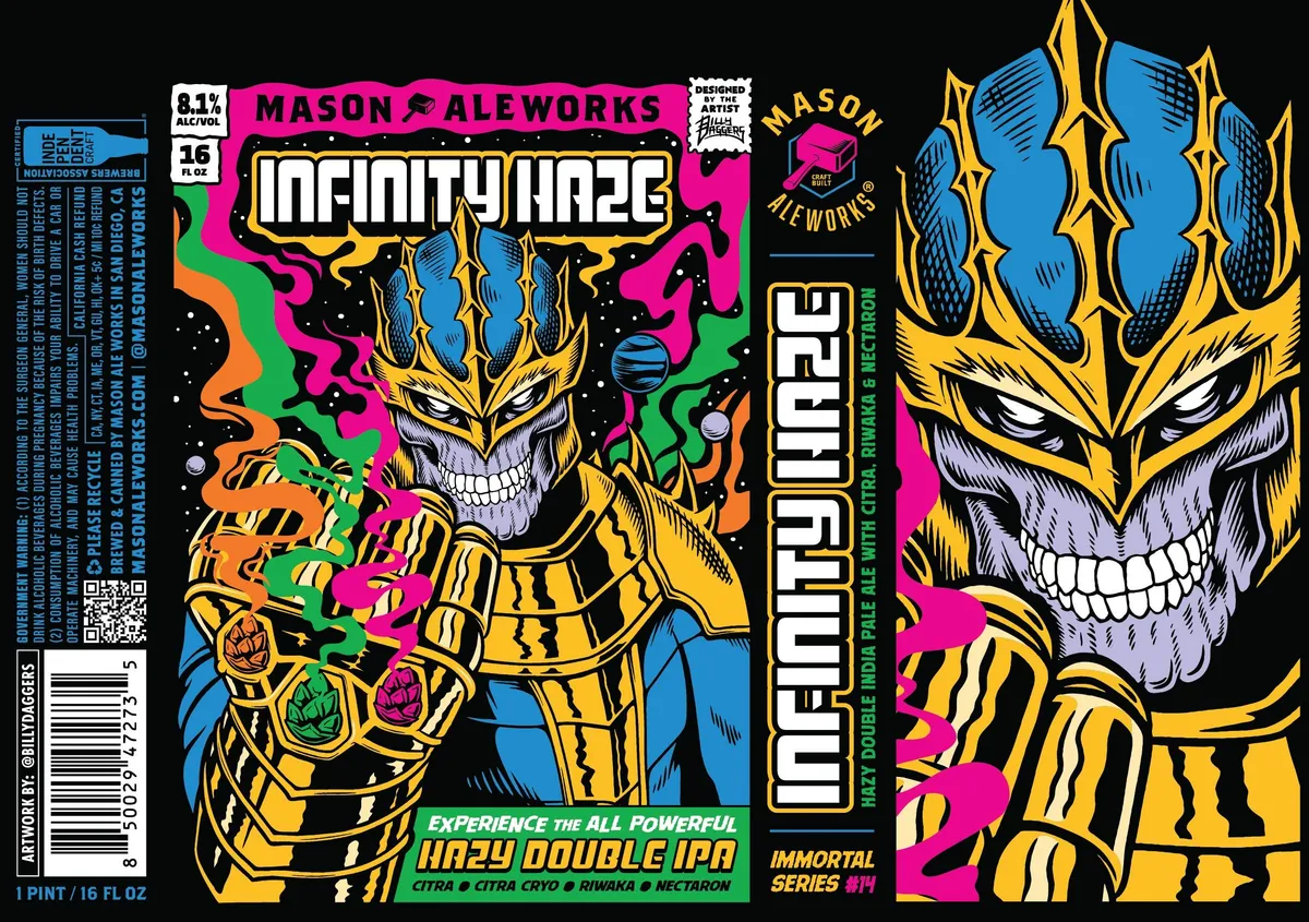 Infinity Haze — full label as filed with TTB
