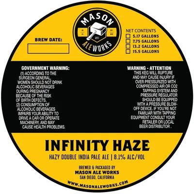 Infinity Haze label