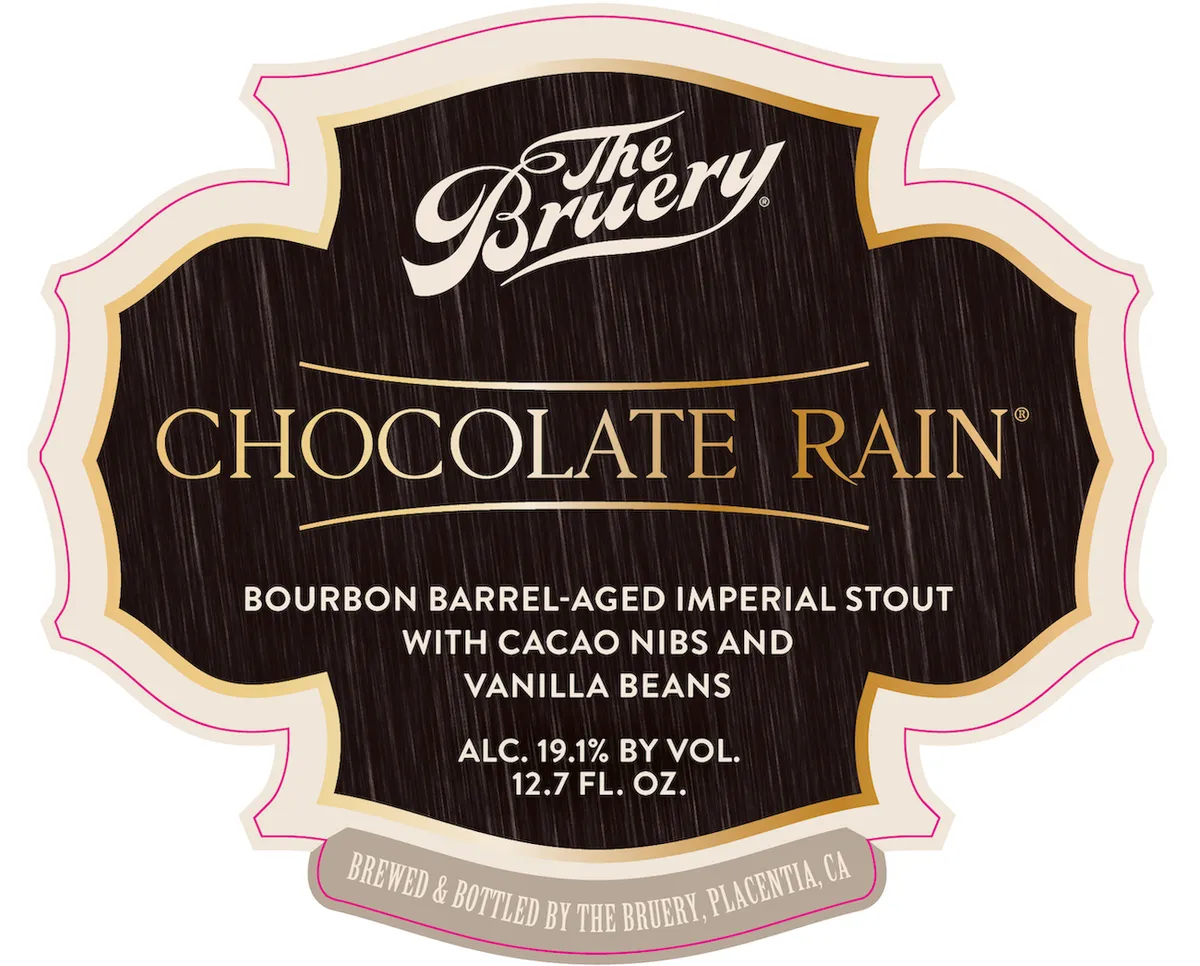 Chocolate Rain — full label as filed with TTB