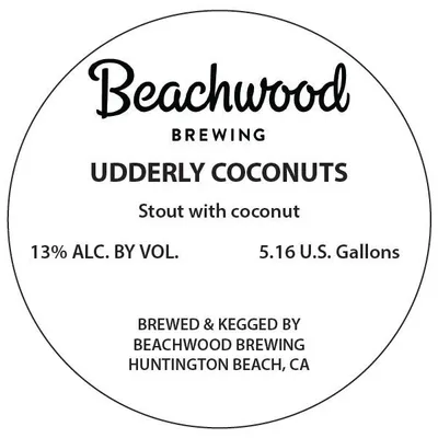Udderly Coconuts label