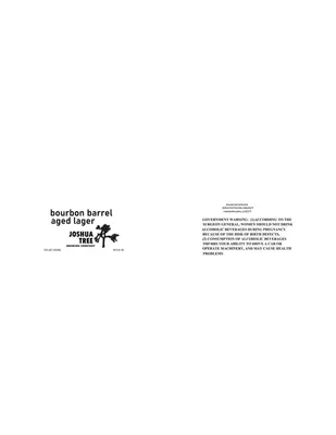 Bourbon Barrel Aged Lager label