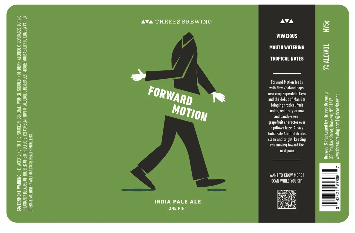 Forward Motion — full label as filed with TTB