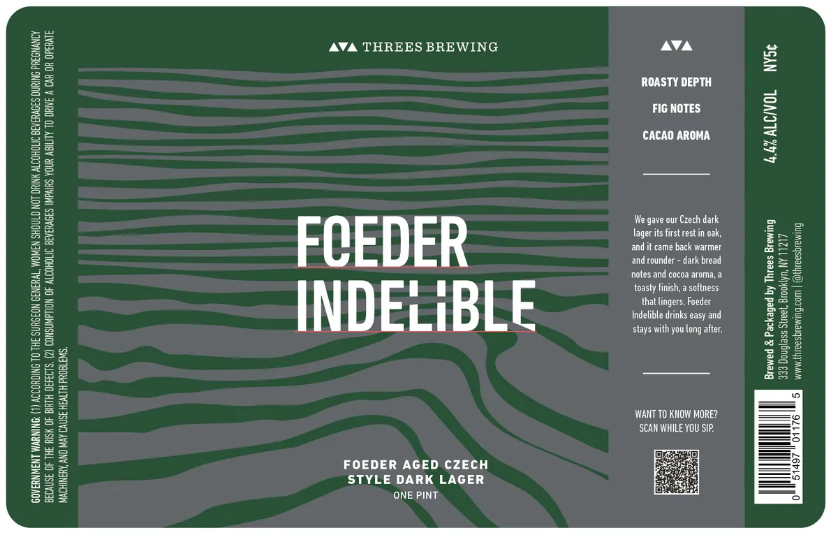 Foeder Indelible — full label as filed with TTB