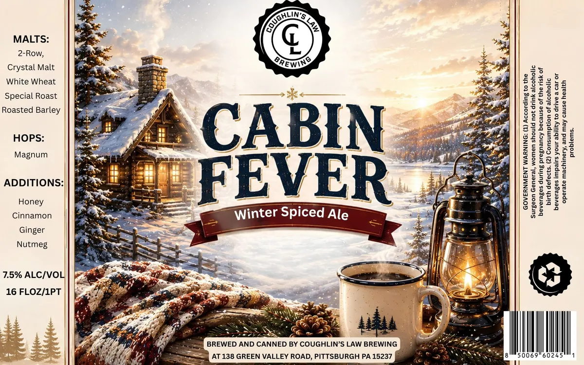 Cabin Fever — full label as filed with TTB