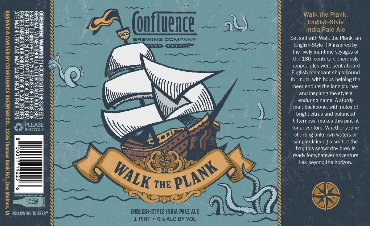Walk the Plank — full label as filed with TTB