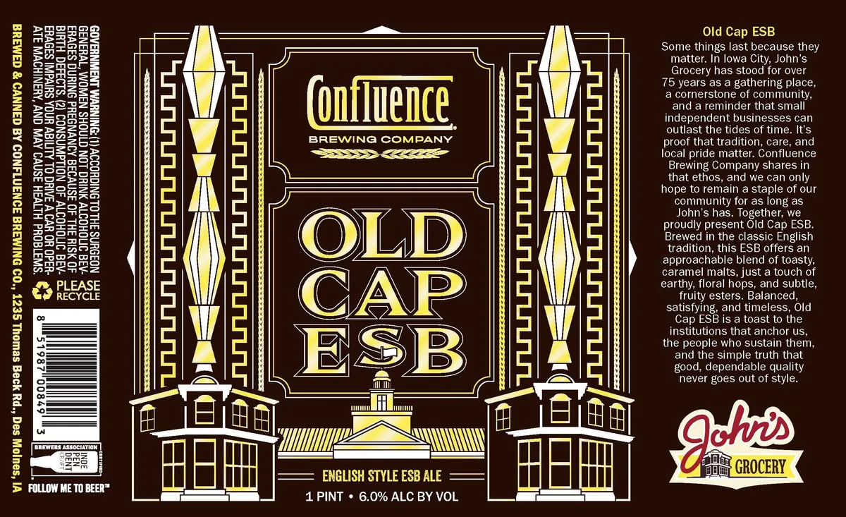 Old Cap ESB — full label as filed with TTB