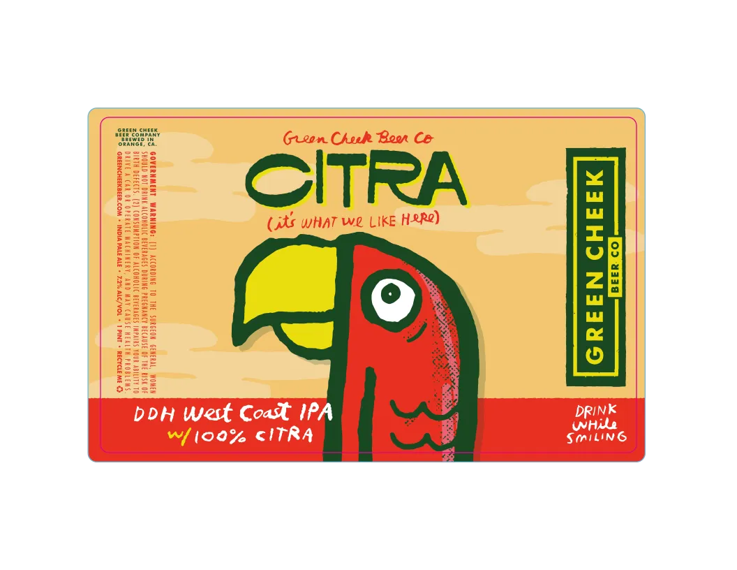 Citra — full label as filed with TTB